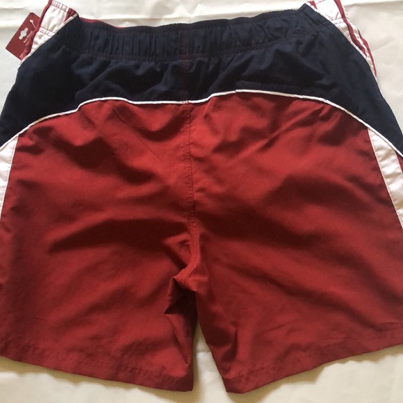 Shorts swim mens new L polyester liner Target Fun To The 4TH elastic waist - Picture 2 of 2